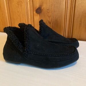 Anne Klein Black Fuzzy Lined Footwear